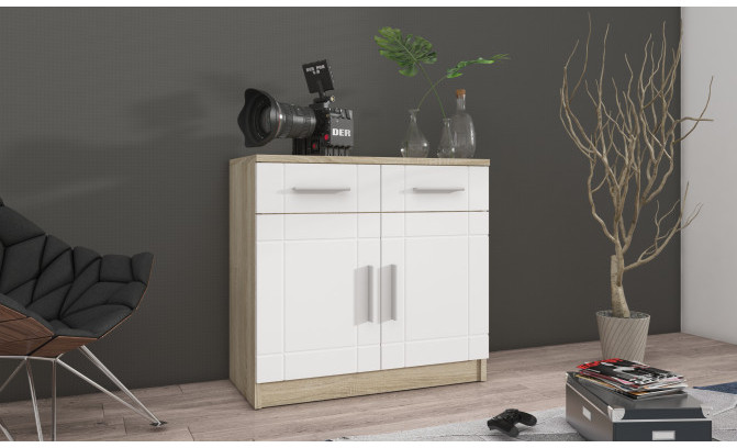 Sekcija PARIS WH 01 White Mat/Dab Sanoma